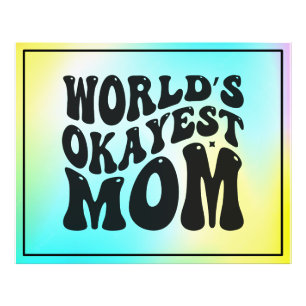 Weltbeste Mama - Muttertag Fotodruck