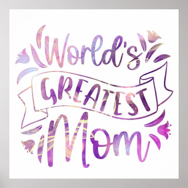 Weltbeste Mama Poster (Vorne)