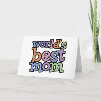 Weltbeste Mama-T - Shirts u. Geschenke Karte