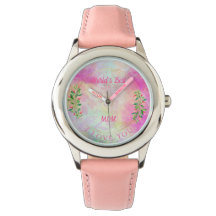 Weltbeste Mama Wasserfarben Rosa Blumen