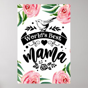 Weltbeste Mamposter Poster