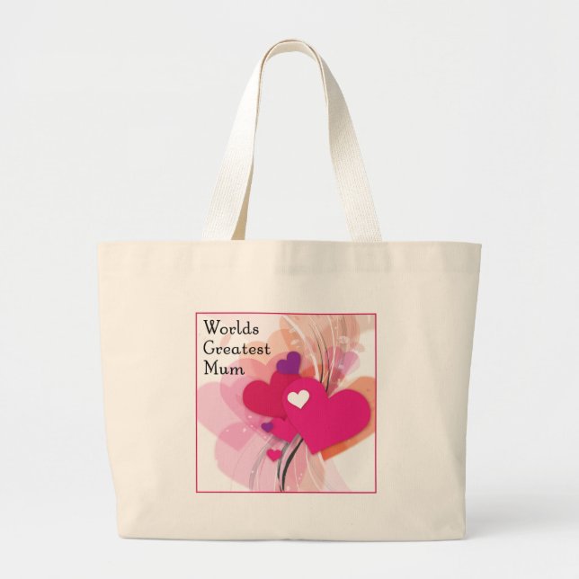 Weltbeste Maultasche Jumbo Stoffbeutel (Vorne)