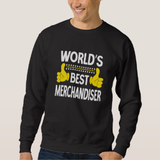 Weltbeste Merchandiser Job Title Profession Mer Sweatshirt