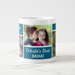 Weltbeste Mimi Foto Collage Riesentasse Jumbo-Tasse