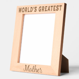 Weltbeste Mutter Geätzte Rahmen