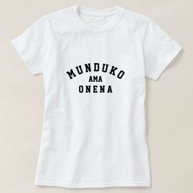Weltbeste Mutter im baskischen Munduko ama onena T-Shirt (Design vorne)