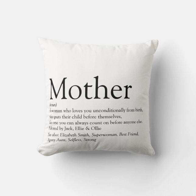 Weltbeste Muttersprache aller Mamas - Muttersprach Kissen (Vorderseite)