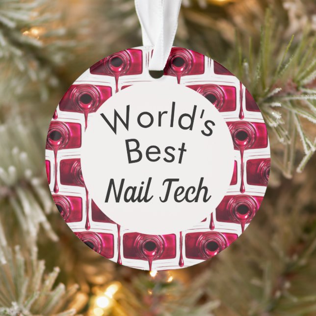 Weltbeste Nageltechniker-Ornament Ornament (Baum)