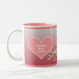 Weltbeste Nai-Tasse Zweifarbige Tasse