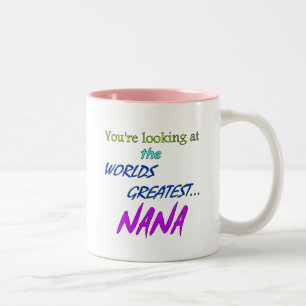 Weltbeste Nana Zweifarbige Tasse