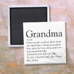 Weltbeste Oma, Großmutter Definition Magnet<br><div class="desc">Personalisieren Sie für Ihre besondere Oma, Großmutter, Oma, Nan, Kindermädchen oder Abuela ein einzigartiges Geschenk für Geburtstage, Weihnachten, Muttertag, Babyduschen oder jeden Tag, den Sie gewollt haben, um Ihnen zu zeigen, wie viel sie Ihnen bedeutet. Ein perfekter Weg, ihr zu zeigen, wie phantastisch sie jeden Tag ist. Entwickelt von Thisisnotme©...</div>