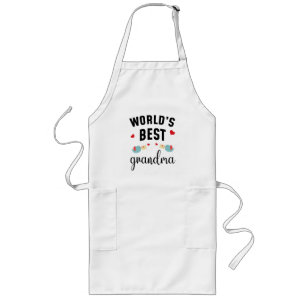 Weltbeste Oma – Süßes Familienzitat Lange Schürze