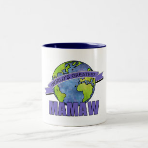Weltbeste Oma Zweifarbige Tasse