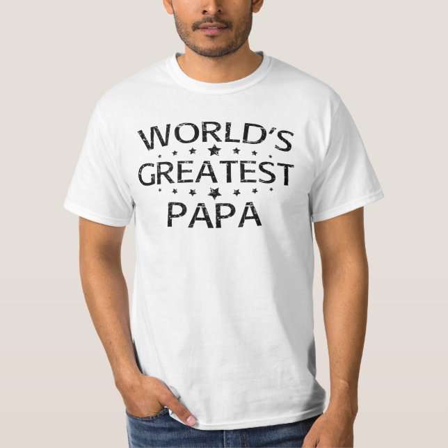weltbeste Papa T-Shirt (Vorderseite)