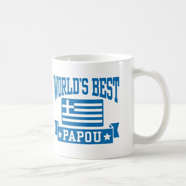 Weltbeste Papou Kaffeetasse (Rechts)