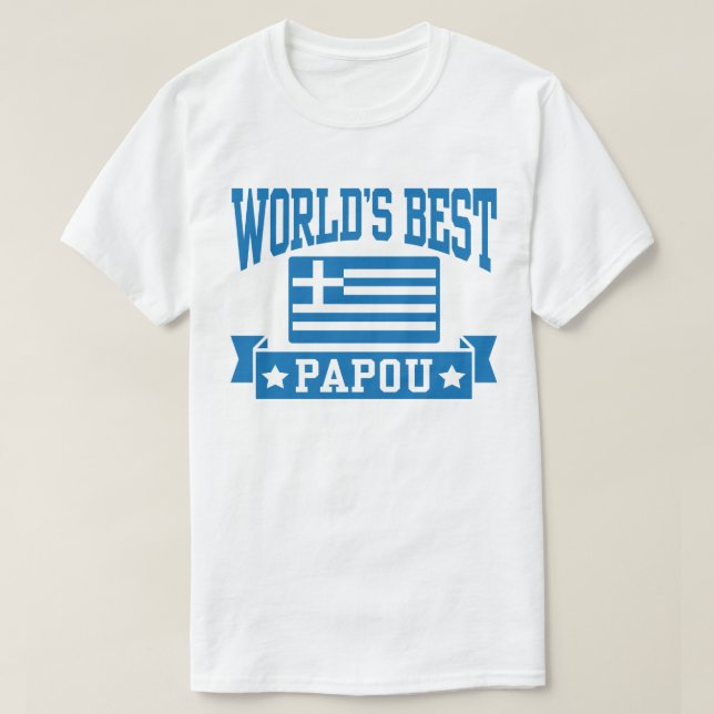 Weltbeste Papou T-Shirt (Design vorne)