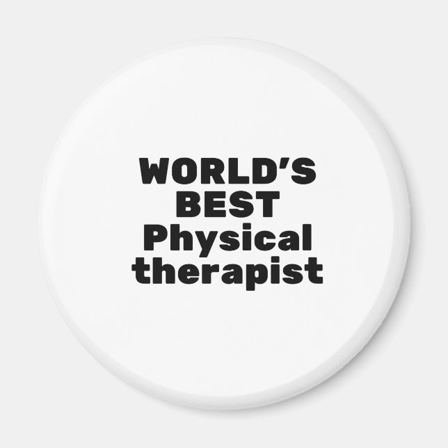 Weltbeste Physiotherapeutin Magnet (Vorne)