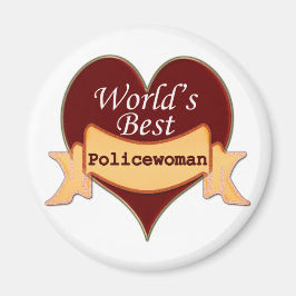 Weltbeste Polizistin Magnet
