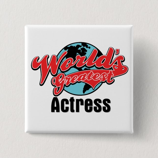 Weltbeste Schauspielerin Button (Vorderseite)