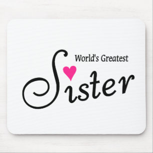 Weltbeste Schwester Mousepad