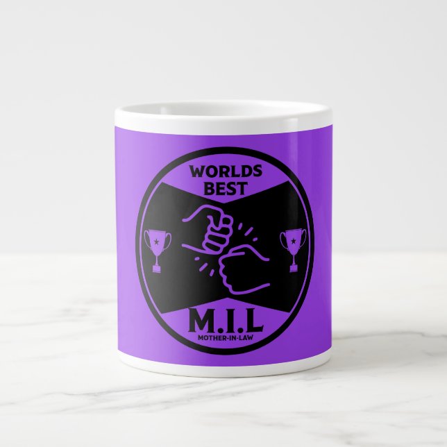 Weltbeste Schwiegermutter Jumbo-Tasse (Vorderseite)