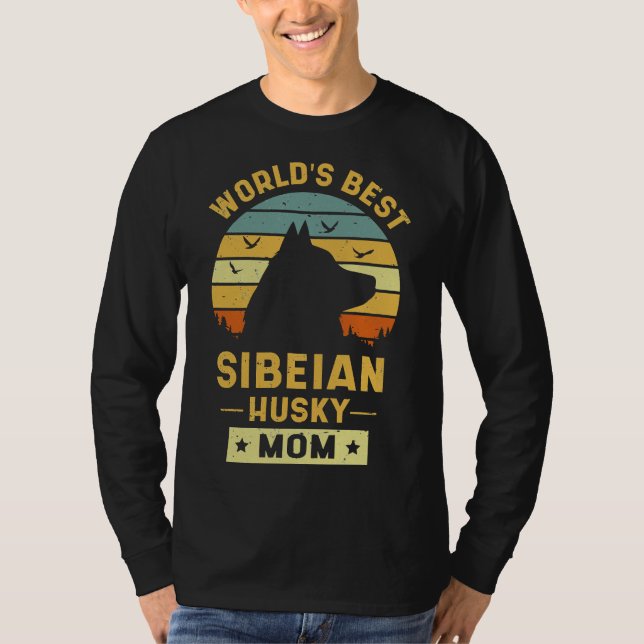 Weltbeste sibirische Husky-Mama 48 T-Shirt (Vorderseite)