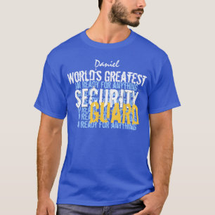 Weltbeste SICHERHEITS-SCHUTZ Gewohnheit A006 T-Shirt