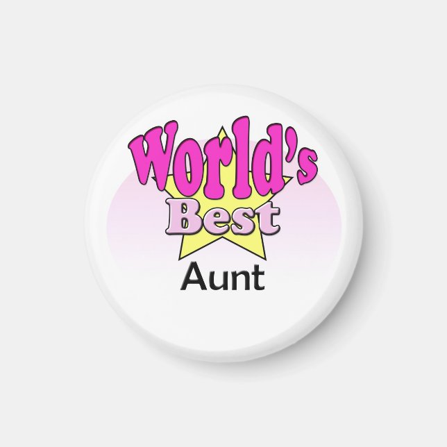 Weltbeste Tante Magnet (Vorne)
