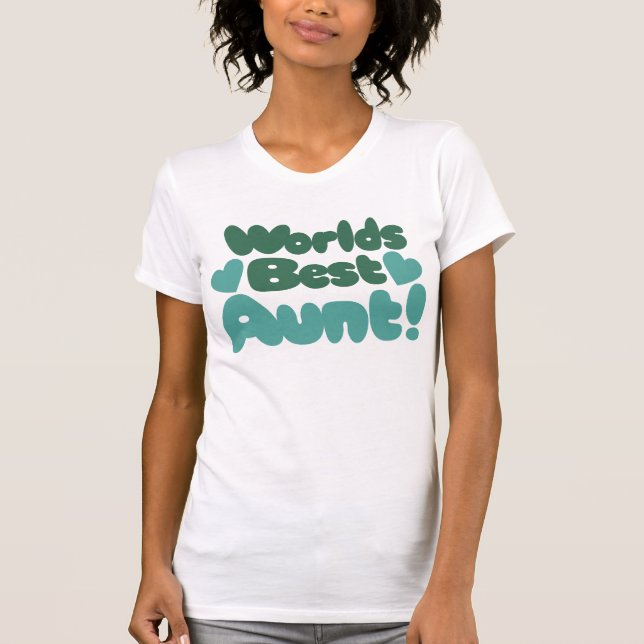 Weltbeste Tante T-Shirt (Vorderseite)