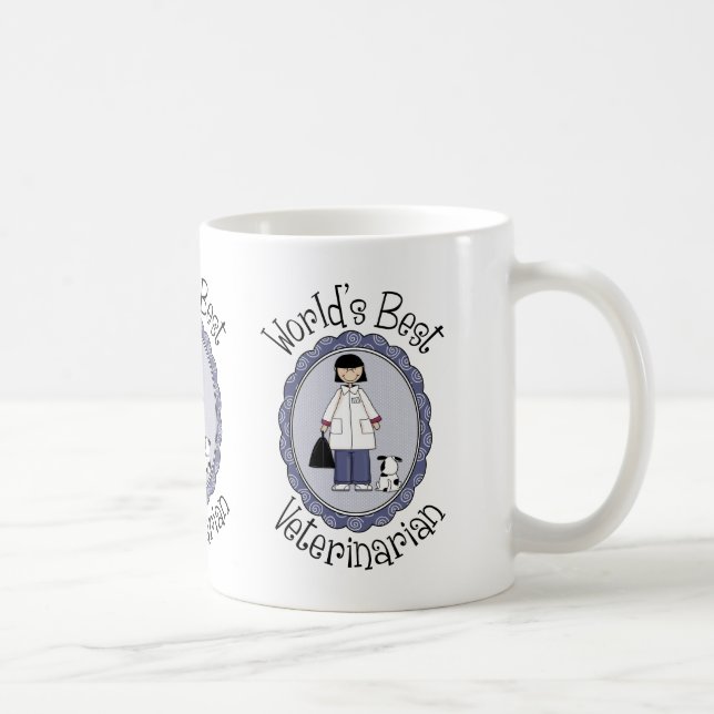 Weltbeste Tierärztin - Frauen Kaffeetasse (Rechts)