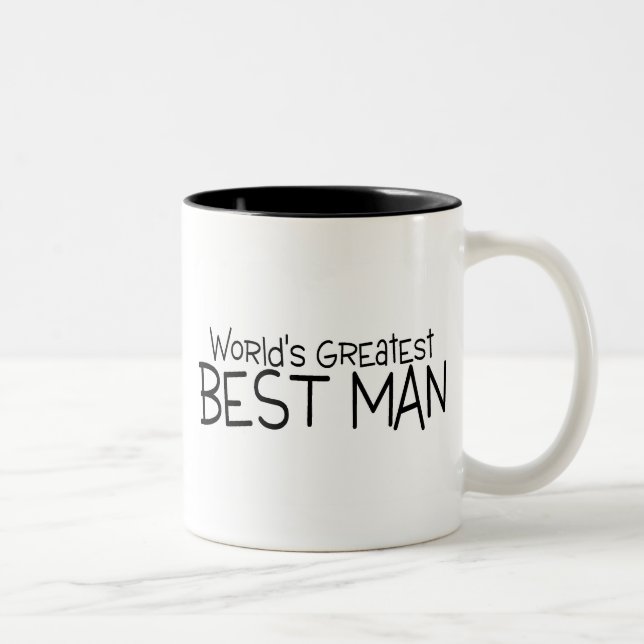 Weltbeste Trauzeuge-Hochzeit Zweifarbige Tasse (Rechts)