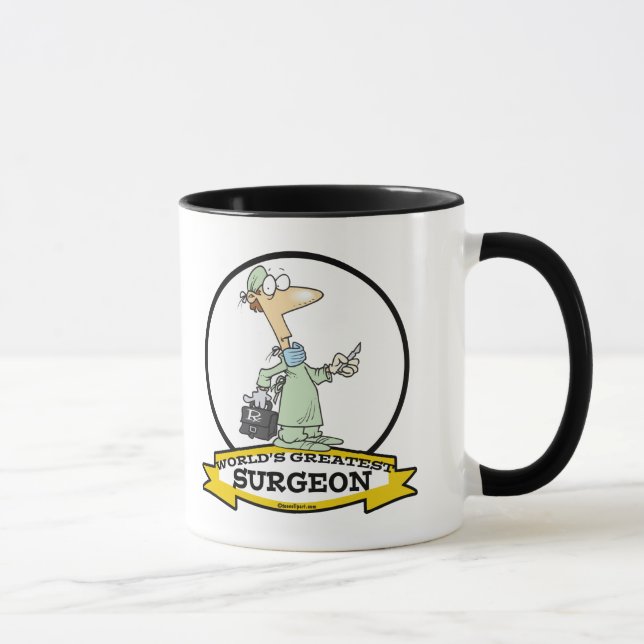 WELTBESTE ÜBERSICHT MÄNNER CARTOON TASSE (Rechts)