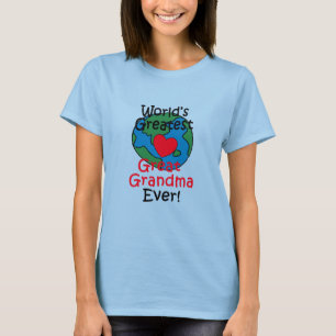 Weltbeste Urgroßmutter Herz T-Shirt