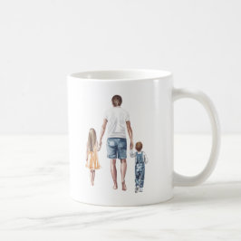 Weltbeste Vater, Son & Daughter Sweet Niedlich ein Kaffeetasse