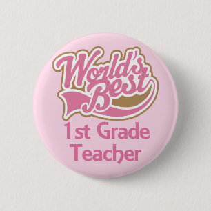 Weltbester 1. Grad-Lehrer Button
