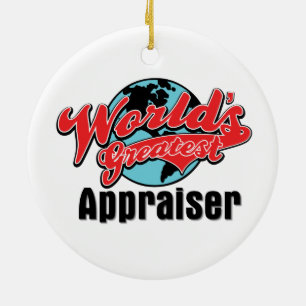 Weltbester Abschätzer Keramik Ornament