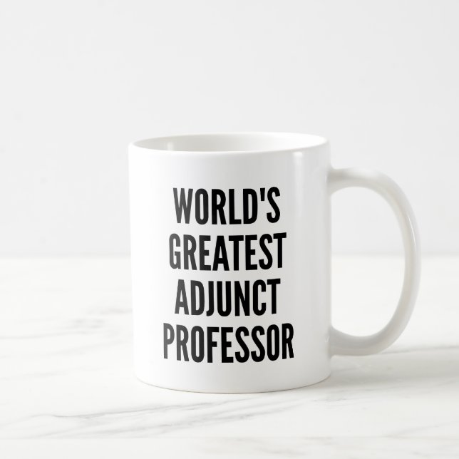 Weltbester Adjuncto Professor Kaffeetasse (Rechts)