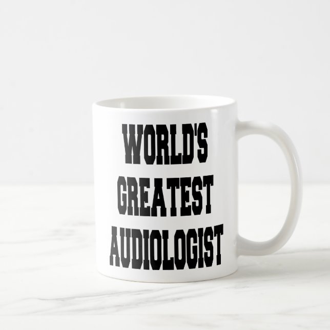 Weltbester Audiologe Kaffeetasse (Rechts)