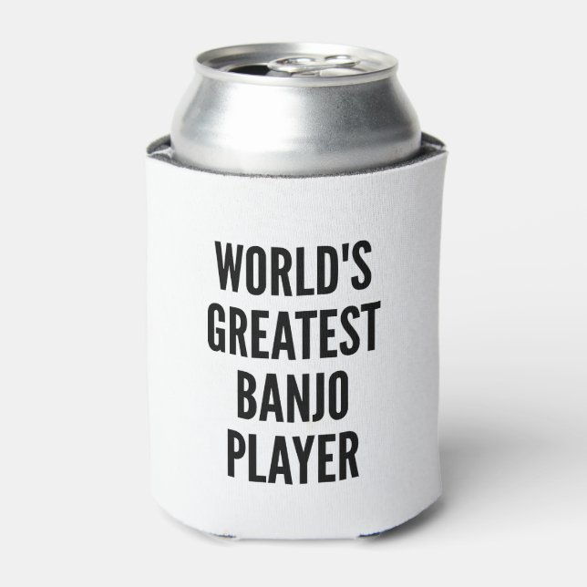 Weltbester Banjo Player Dosenkühler (Kanne Vorderseite)
