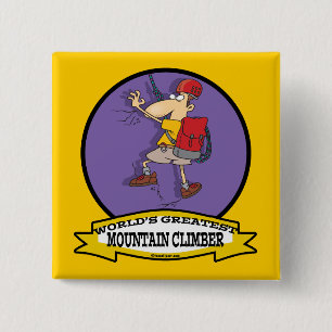 WELTBESTER BERGKLIMBER-CARTOON BUTTON