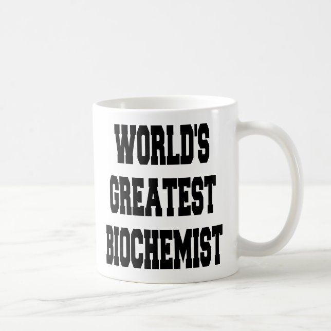 Weltbester Biochemiker Kaffeetasse (Rechts)