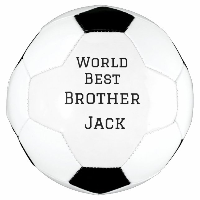 Weltbester Bruder fügt einfach den Text Sport hinz Fußball (Vorderseite)