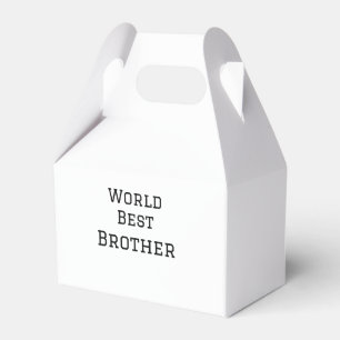 Weltbester Bruder fügt einfach den Text Sport hinz Geschenkschachtel