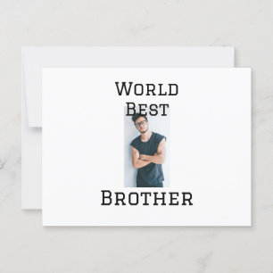 Weltbester Bruder fügt einfach den Text Sport hinz Postkarte