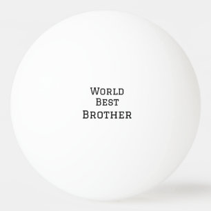 Weltbester Bruder fügt einfach den Text Sport hinz Tischtennisball