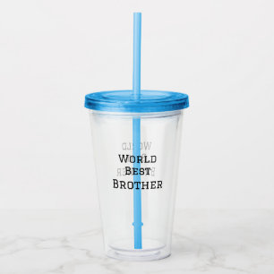 Weltbester Bruder Name Text Sport Text einfach Acryltrinkbecher