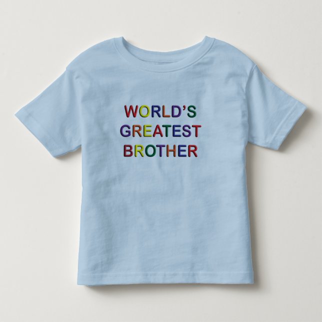 Weltbester Bruder T - Shirt (Vorderseite)