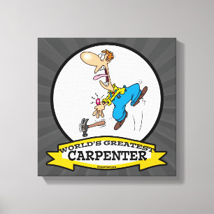 WELTBESTER CARPENTER II CARTOON LEINWANDDRUCK