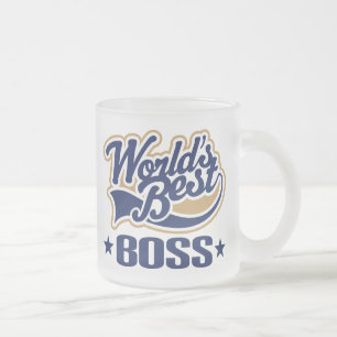 Weltbester Chef Mattglastasse