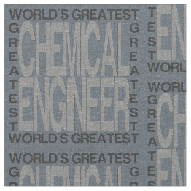 Weltbester chemischer Ingenieur Stoff (Nahaufnahme)